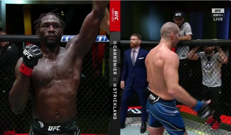 Pros react after Jared Cannonier defeats Sean Strickland at UFC Vegas 66