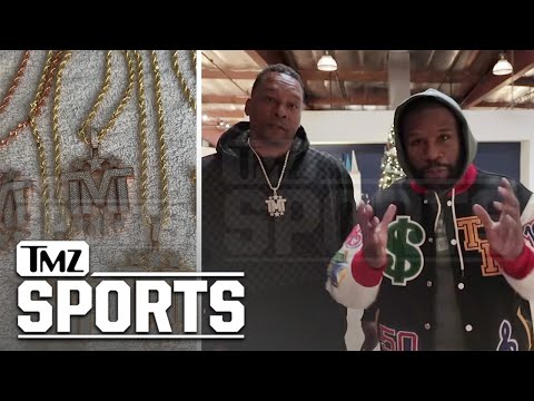 Floyd Mayweather Gifts Friends Custom TMT Chains, Jackets For Holidays | TMZ SPORTS