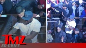 50 Cent Keeps Cool (Mostly) As Club Gig Gets Violent | TMZ