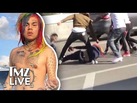 Tekashi69 In A HUGE Fight At LAX! | TMZ Live