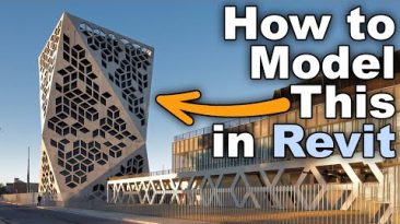 Massing in Revit & Complex Panel Facade in Revit Tutorial