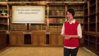 Ending a Sentence with a Preposition