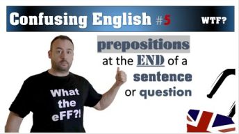 How to use prepositions at the end of a sentence