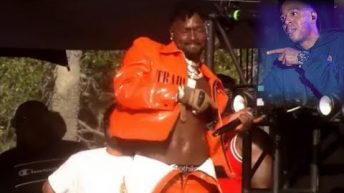 Antonio Brown tweaking at Rolling Loud Miami