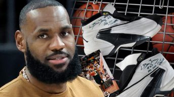 LeBron James’ Signed Jordans From 1st H.S. Title Game Hitting Auction