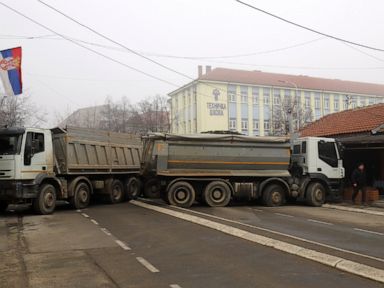 Serbs put up new roadblocks as tensions soar in Kosovo