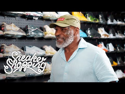 Mike Tyson Goes Sneaker Shopping With Complex