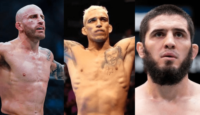 Charles Oliveira makes his pick for Alexander Volkanovski vs Islam Makhachev title fight