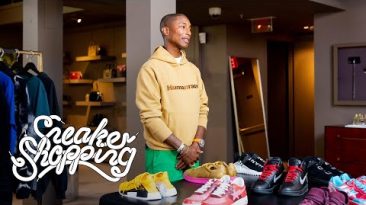 Pharrell Goes Sneaker Shopping With Complex