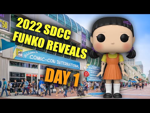 2022 San Diego Comic Con FUNKO POP Reveals: DAY 1