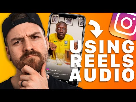 How To Download and Use Trending Audio From Instagram Reels WITHOUT Editing In The App!