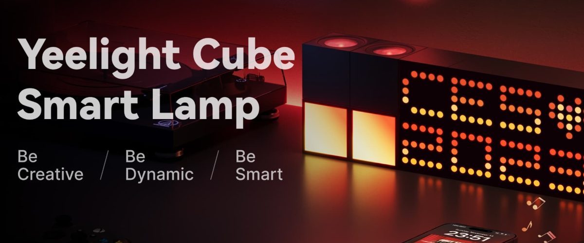 Yeelight debuts a new Cube Smart Lamp that’s compatible with HomeKit through the Matter Standard