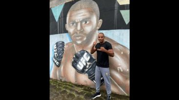 UFC featherweight Edson Barboza honored with mural in his hometown