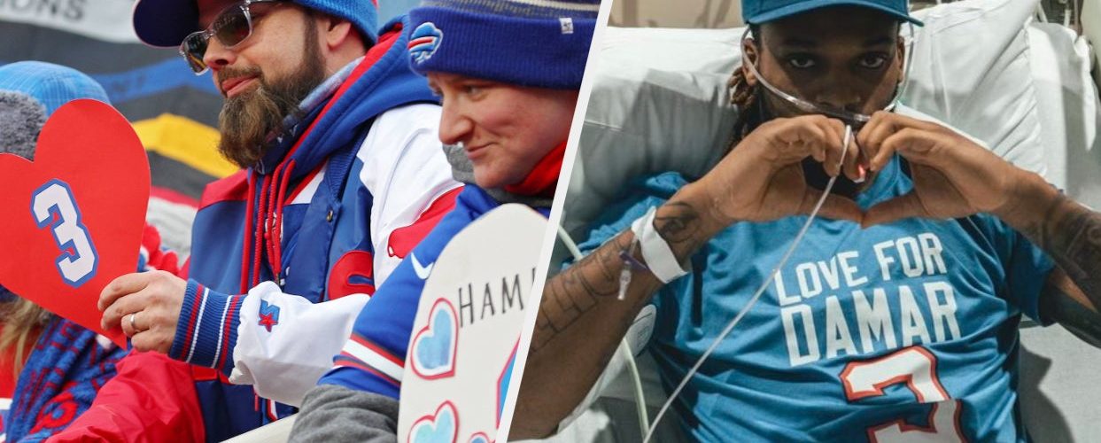 How The NFL And Fans Are Showing Support For Damar Hamlin During The First Buffalo Bills Game Since His Cardiac Arrest