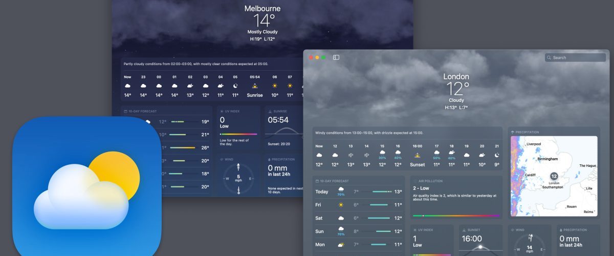 macOS Ventura: Using Apple’s Weather app on Mac with elegant visuals, detailed charts & widgets