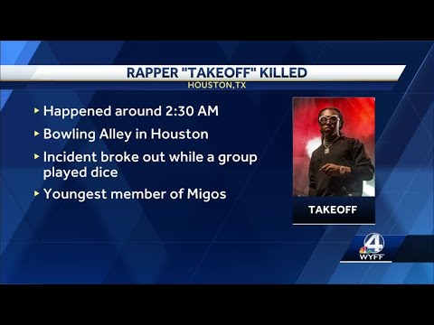 Takeoff, member of Atlanta rap group Migos, shot, killed, TMZ reports