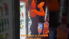 Bartenders in Thailand Shake it like WHA… 🔥🔥🔥  @Astro Bar