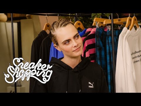 Cara Delevingne Goes Sneaker Shopping With Complex