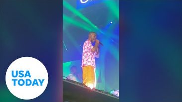 Kid Cudi storms off Rolling Loud stage after crowd throws objects | USA TODAY