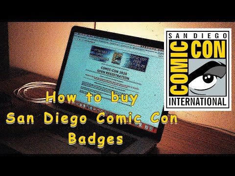 How to Buy San Diego Comic Con Badges For The First Time | Open Registration 2020