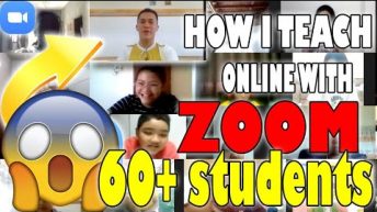 HOW TO TEACH ONLINE USING ZOOM IN THAILAND 2021 | ACTUAL ZOOM CLASS DEMONSTRATION (60+ STUDENTS)