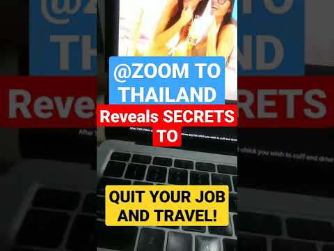 @Zoom To Thailand  Quit Hollywood Jobs To Travel-Why Should You Too? #shorts #travel #travelvlog