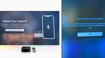 The Apple TV expects you to have an iPhone in order to accept new iCloud terms and conditions