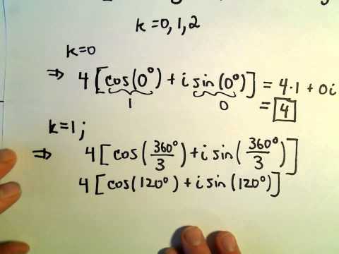 Roots of Complex Numbers, Ex 3