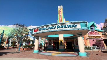 Here’s a Sneak Peek of Mickey and Minnie’s Runaway Railway Queue at Disneyland