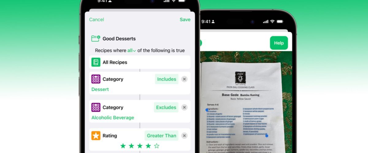 Pestle iOS recipe app gets major update with Smart Folders, PDF scanning, and more