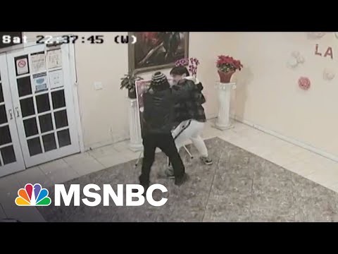 NBC News Exclusive: Surveillance video shows the moment a hero disarmed Monterey Park gunman