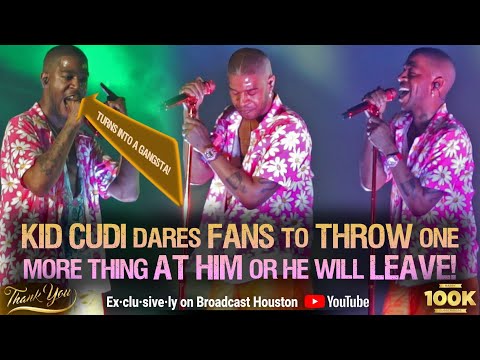 ANGRY KANYE WEST FANS Refused To Let KID CUDI Finish His Set, Very UPSET @ Rolling Loud Miami 2022