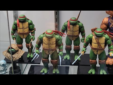 NECA Walk-Through at San Diego Comic Con 2022 TMNT, Gargoyles, D&D, Gremlins, Dinosaurs, more!