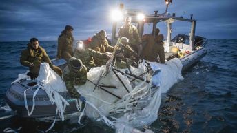 Navy releases first photos of Chinese balloon debris