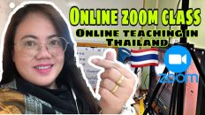 Teaching online in Thailand || online class via zoom || teaching young learners via zoom