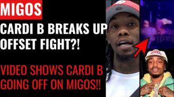 Breaking News!! Video Shows Cardi B breaking Up Fight Between Offset and Quavo!!