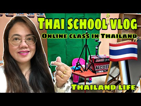 Online teaching in Thailand || online class vlog || zoom online class || Online teaching for nursery