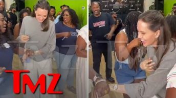 Angelina Jolie Does The Electric Slide At Daughter Zahara’s College Event | TMZ