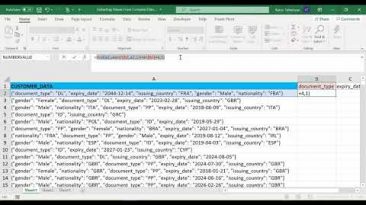 21 – Extract Values from Complex Data Set in Excel