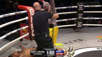 BKFC Results: Josh Watson KO’s Greg Hardy (Video)