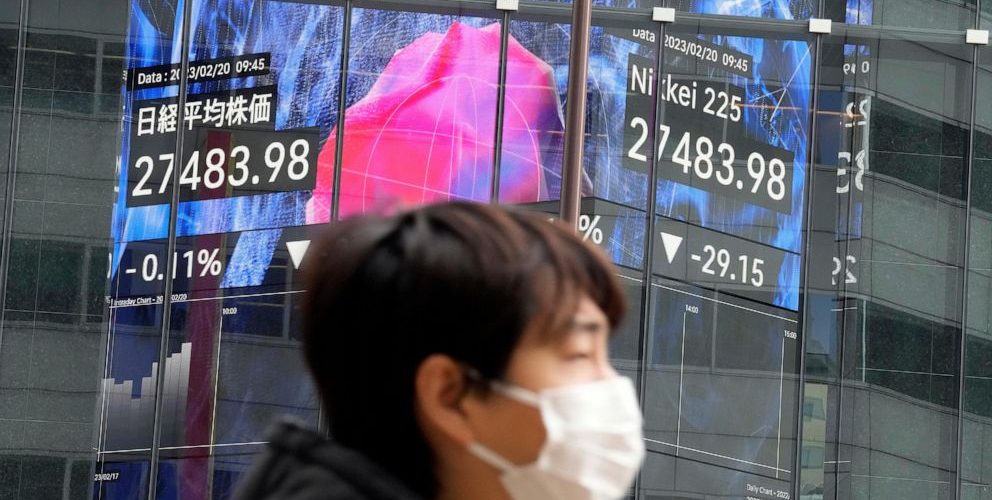 World shares mostly higher as inflation worries dog Wall St