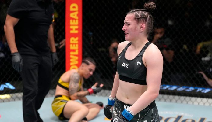 Erin Blanchfield explains why she accepted fighting Jessica Andrade on short notice at UFC Vegas 69