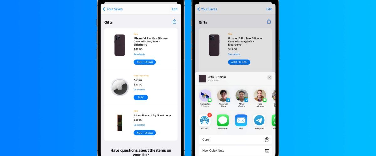 Apple Store app updated with new features for shopping lists, more details on retail stores