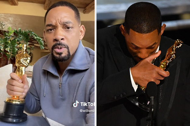 Will Smith Just Posted A TikTok To Remind The World That He Won An Oscar Moments After Slapping Chris Rock And The Comments Are Wild