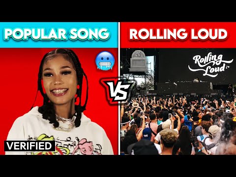 POPULAR SONGS vs. ROLLING LOUD CROWDS 2021!