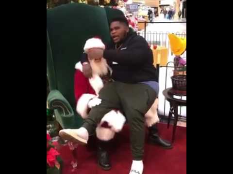 Mediatakeout largest kid ever visited Santa on christmas