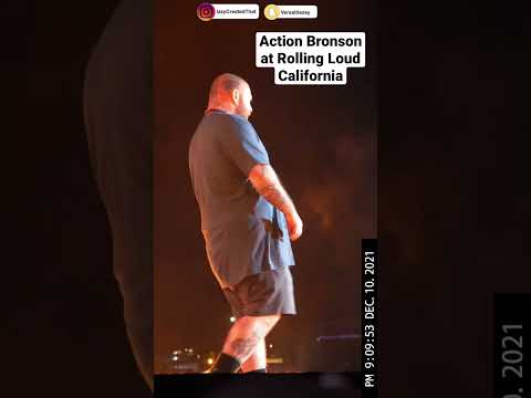 Action Bronson at Rolling Loud California! Instagram: IzzyCreatedThat