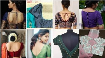 Most trending potli button blouse design ideas/potli button neck designs