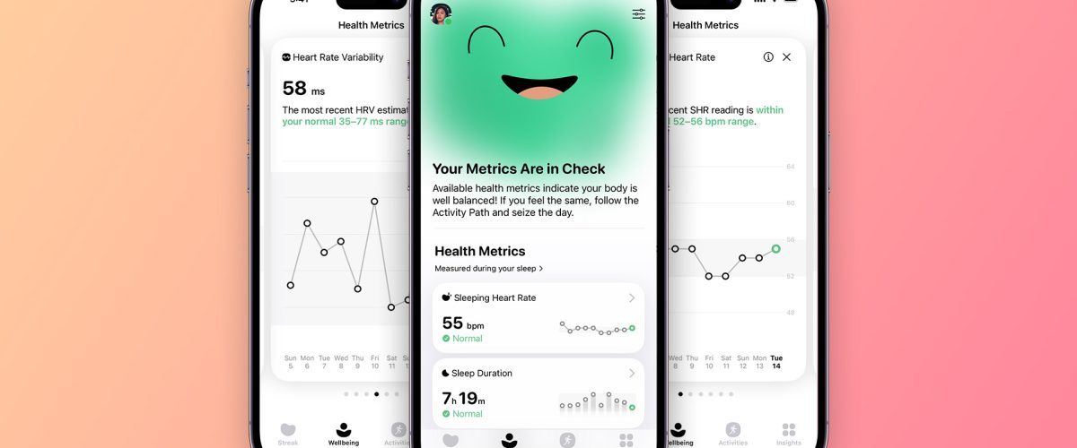 Gentler Streak gets new ‘Wellbeing’ section to show users an intuitive summary of their health data