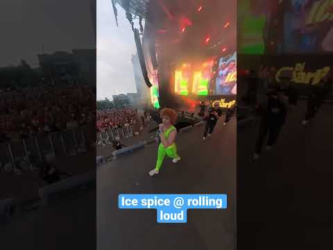 Ice spice @ rolling loud #rollingloud #trending #viral #shorts #2023